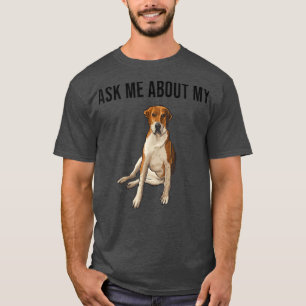 Camiseta Divertido Pregúntame sobre mi amante del perro cal