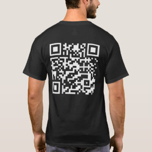 Camiseta Divertido presidente de QR Trump 45 47 código de b