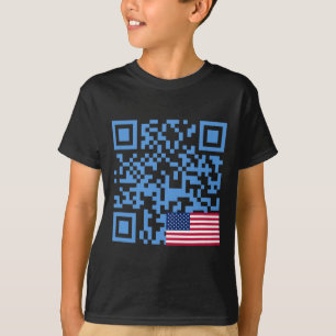 Camiseta Divertido presidente de Qr Trump, código de baile