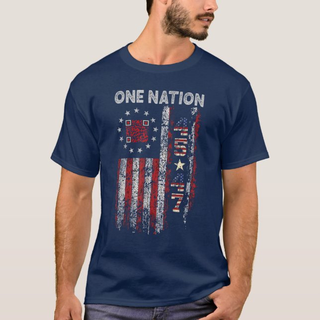 Camiseta Divertido presidente QR Trump código de baile me e (Anverso)