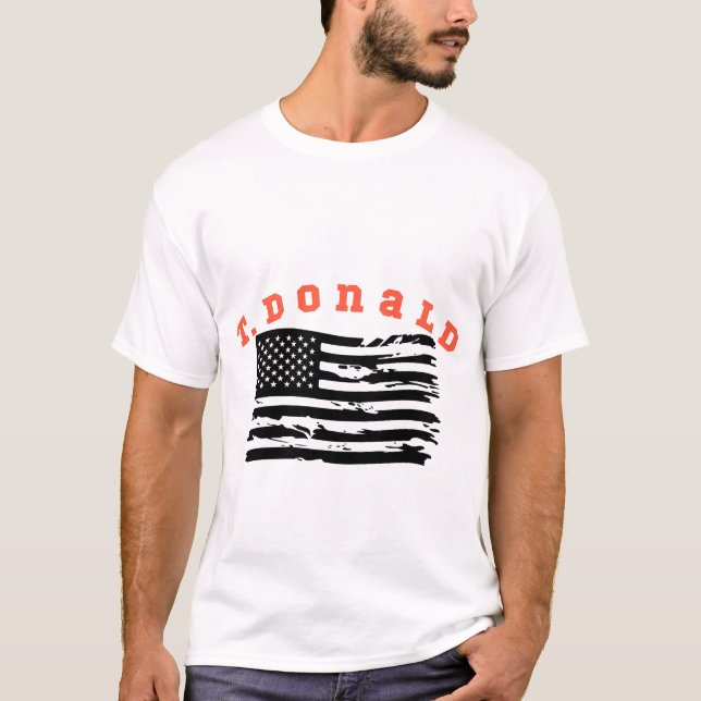 Camiseta divertido presidente T.donald Trending de nuevo 20 (Anverso)