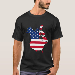 Camiseta Divertido presidente Trump dice "Oh Canadá Mapa a