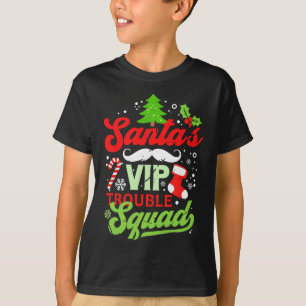 Camiseta Divertido problema de escuadrón de vip de Navidade
