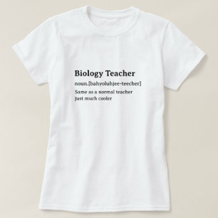 Camiseta Divertido profesor de biología de definición de di
