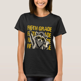 Camiseta Divertido profesor de quinto grado Fvibesl Mapache