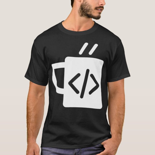 Camiseta Divertido programador desarrollador de café de cód (Anverso)