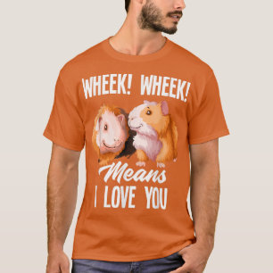 Camiseta Divertido propietario de cerdo guineano amante del