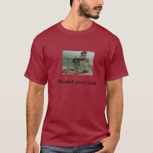 Camiseta Divertido, proteja sus nueces