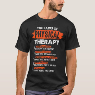 Camiseta Divertido PT Terapia Física Terapia Mes