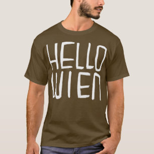 Camiseta Divertido Pun Hello Wien Typography Hello Wien Vie