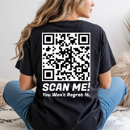 Camiseta ¡Divertido QR Escanearme! Chiste Divertido de Arre