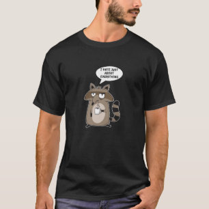 Camiseta Divertido Raccoon diciendo