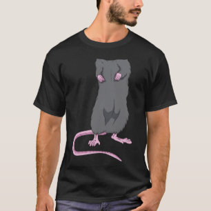 Camiseta Divertido Ratón sin cabeza Halloween Rat Body Easy