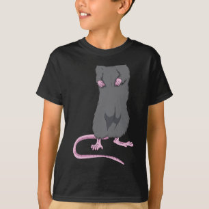 Camiseta Divertido Ratón sin cabeza Halloween Rat Body Easy
