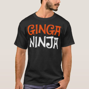 Camiseta Divertido Red Hair Ginger Ginga Ninja Dice