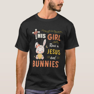 Camiseta Divertido regalo Chica De Acuarela Corre Sobre Jes