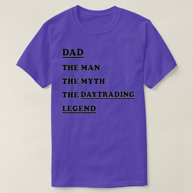 Camiseta Divertido regalo de Daytrade para hombres mujeres (Diseño del anverso)