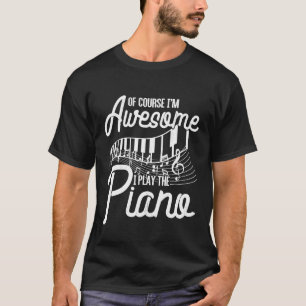 Camiseta Divertido regalo de Pianista de Música Clásica con