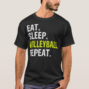 Camiseta Divertido regalo de repetición de voleibol de sueñ
