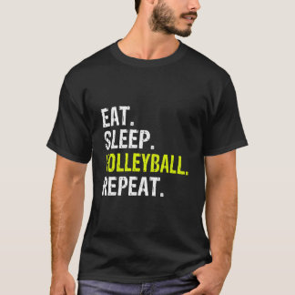 Camiseta Divertido regalo de repetición de voleibol de sueñ