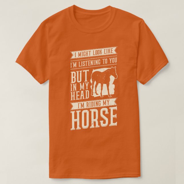 Camiseta Divertido regalo ecuestre de equitación (Diseño del anverso)