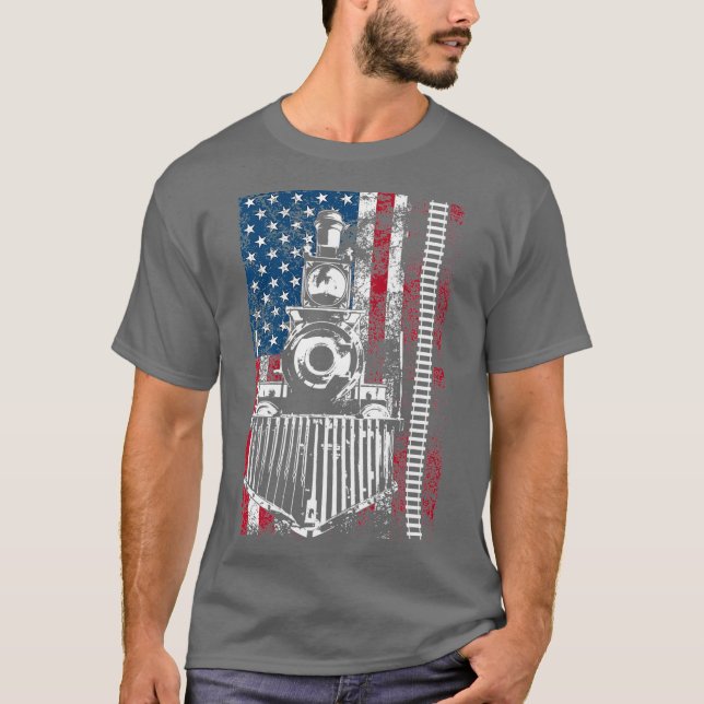 Camiseta Divertido regalo para los hombres del Tren de Band (Anverso)