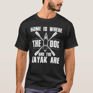 Camiseta Divertido Remo en Kayak para Hombres Mujeres Pesca