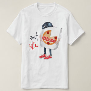 Camiseta Divertido reparto de pizza