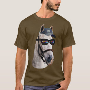 Camiseta Divertido retrato de caballo LGBT KY Derby Ho