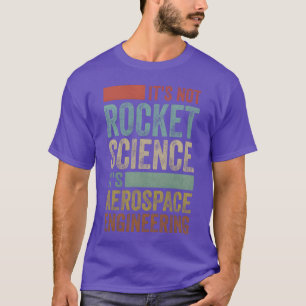 Camiseta Divertido Retro 80s Ciencia de Cohetes Ingeniero A