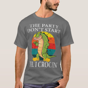 Camiseta Divertido retro El Fiesta no empieza hasta que me 