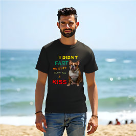 Camiseta Divertido retro 'NO TE APOYO, mi culo te sopló un 