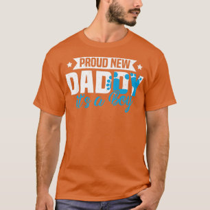 Camiseta Divertido retro Orgulloso nuevo papá es un chico a