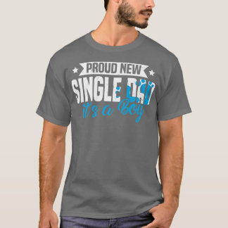 Camiseta Divertido retro Orgulloso nuevo papá es un chico d
