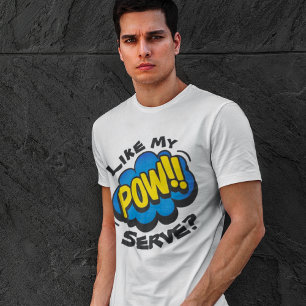 Camiseta Divertido retro pop arte canalero