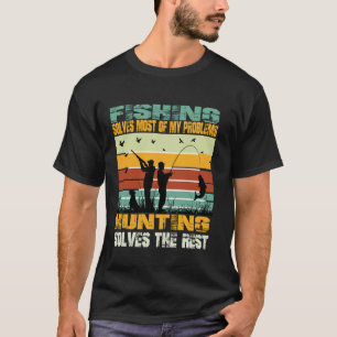 Camiseta Divertido retroMis compañeros de pesca me llaman P