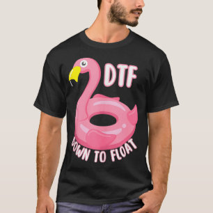 Camiseta Divertido río DTF cayendo a flote flotante de vera