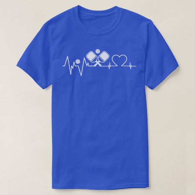 Camiseta Divertido ritmo cardíaco de bolas 16 (Diseño del anverso)