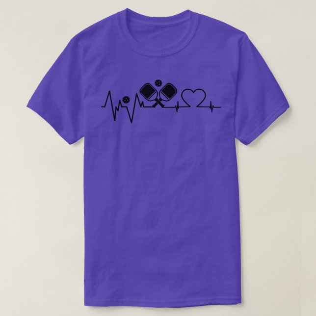 Camiseta Divertido ritmo cardíaco de bolas 18 (Diseño del anverso)