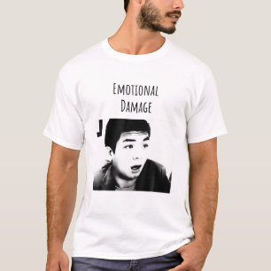 Camiseta Divertido Rollo De Memes Para El Daño Emocional