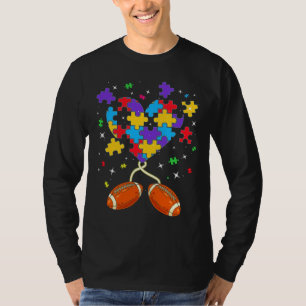 Camiseta Divertido rompecabezas Corazón Autismo Autismo Sen