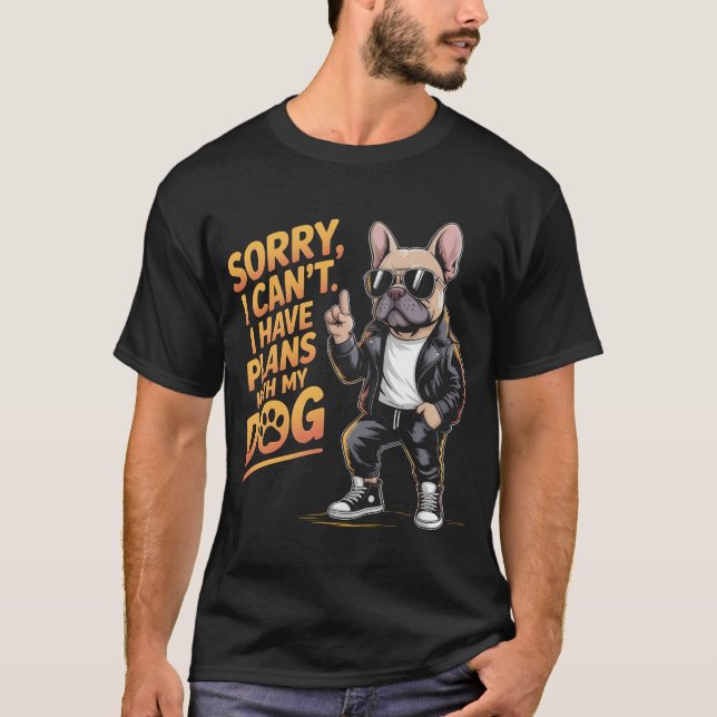 Camiseta Divertido Rottweiler Perdón por no poder tener pla (Anverso)
