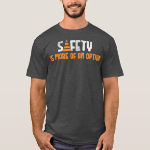 Camiseta Divertido Rótulo De Seguridad Para Un Mecánico Aut