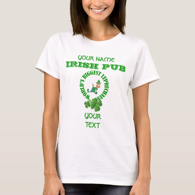 Camiseta Divertido Salaprechaun St Patrick's (Anverso)
