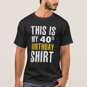 Camiseta Divertido sarcástico, este es mi cumpleaños número