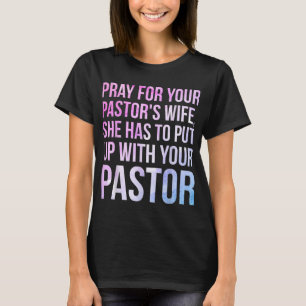 Camiseta Divertido Sarcástico Pastores Amantes Esposa Gag I