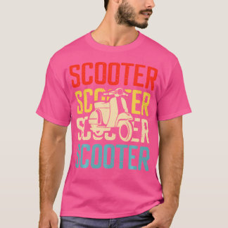 Camiseta Divertido Scooter De Motocicleta Para Motocicleta