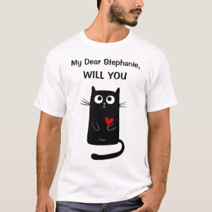 Camiseta Divertido ¿Se Casará Conmigo Propuesta De Matrim
