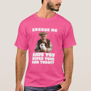Camiseta Divertido Se Limpiaron El Culo Se Tiró Un Pedo Con