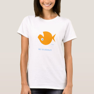 Camiseta Divertido sea tu propio pez de oro Personalizado a